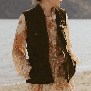 Banana Republic Heritage Suede River Vest